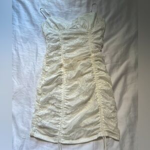 Princess Polly white mini dress size 4